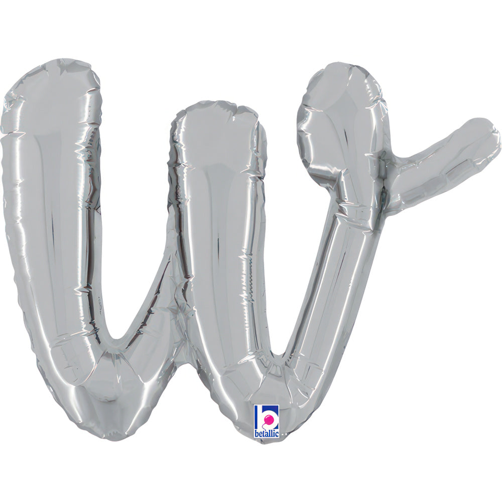 das-kost-mland-dekorationen-folienballon-buchstabe-w-silber-36cm image 1