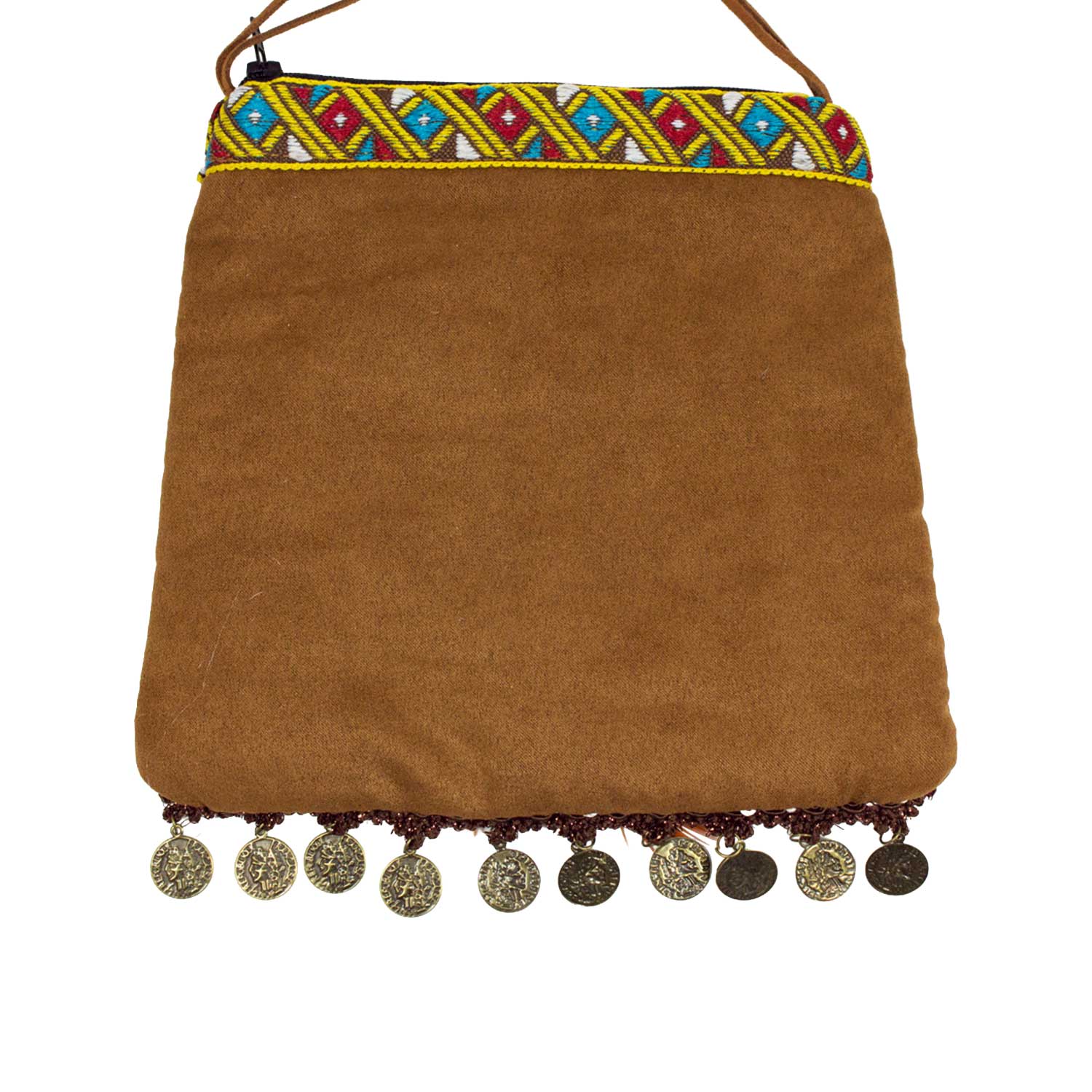 das-kost-mland-accessoires-hippie-umh-ngetasche-braun-federn image 8