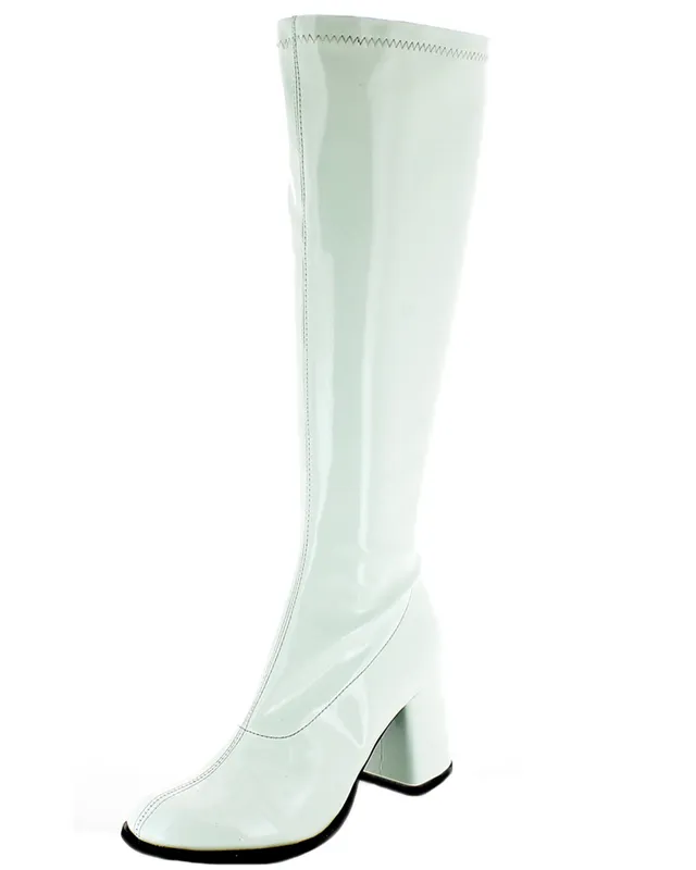 das-kost-mland-gogo-retro-lackstiefel-wei-damen-gr-35-44 image 1