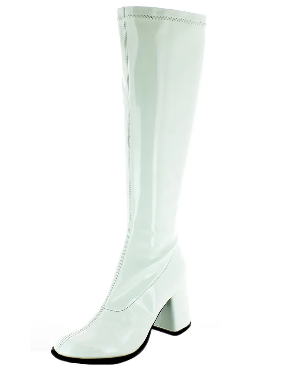 das-kost-mland-gogo-retro-lackstiefel-wei-damen-gr-35-44 image 1