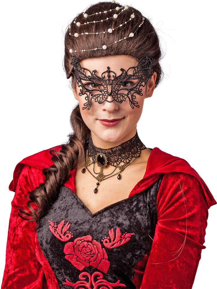 das-kost-mland-spitzenmaske-schmetterling-augenmaske-schwarz-spitze image 2