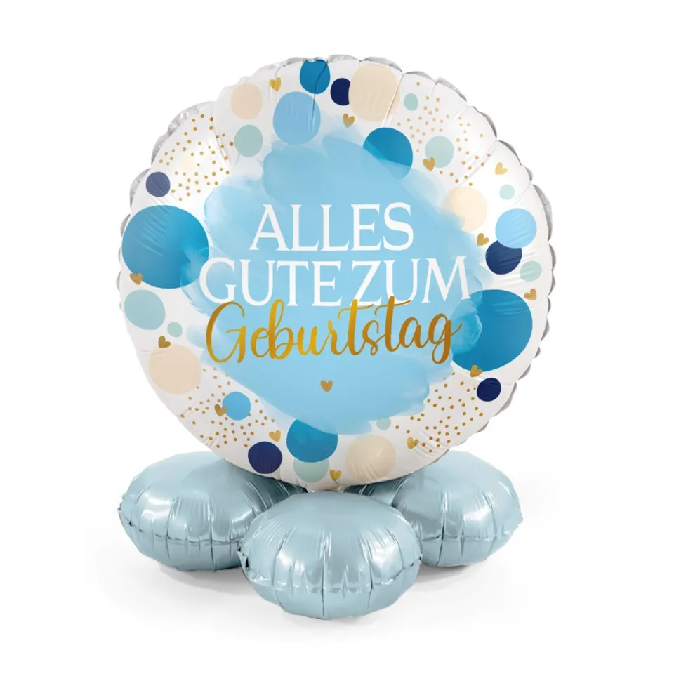 das-kost-mland-folienballon-bouquet-lucky-birthday-deko image 1