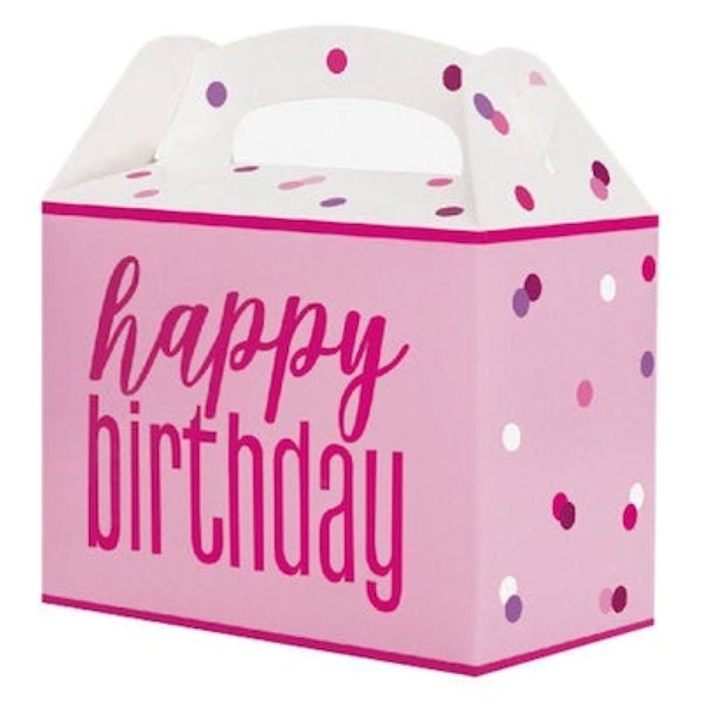 das-kost-mland-happy-birthday-glitz-partybox-pink-6-stk image 1
