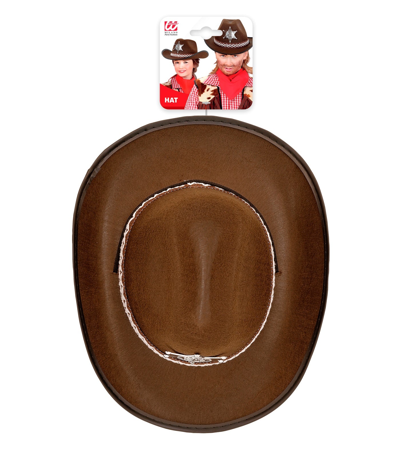 das-kost-mland-cowboyhut-mit-sheriffstern-hut-braun-kinder image 2