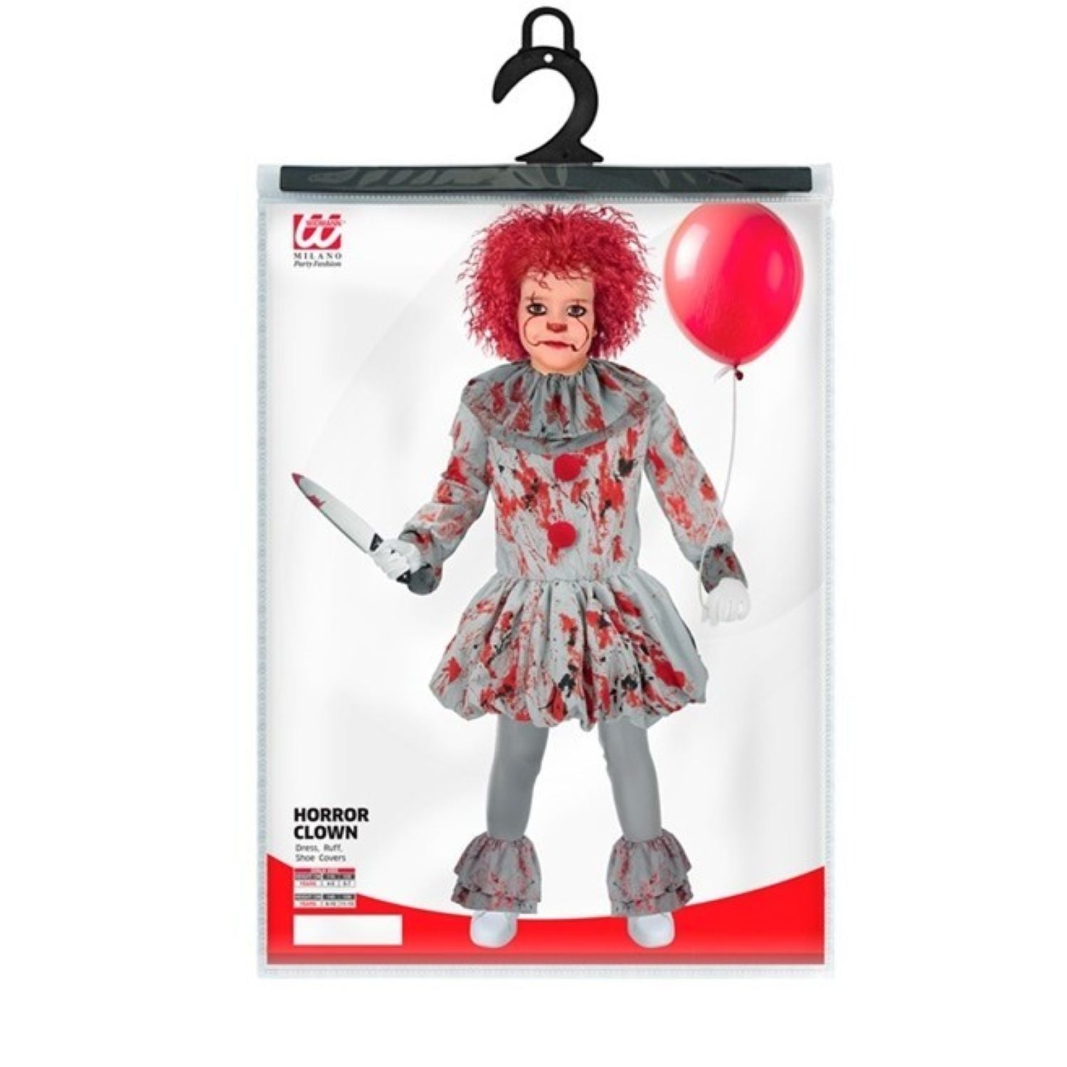das-kost-mland-vintage-horror-clown-kinderkost-m-grau-128 image 5