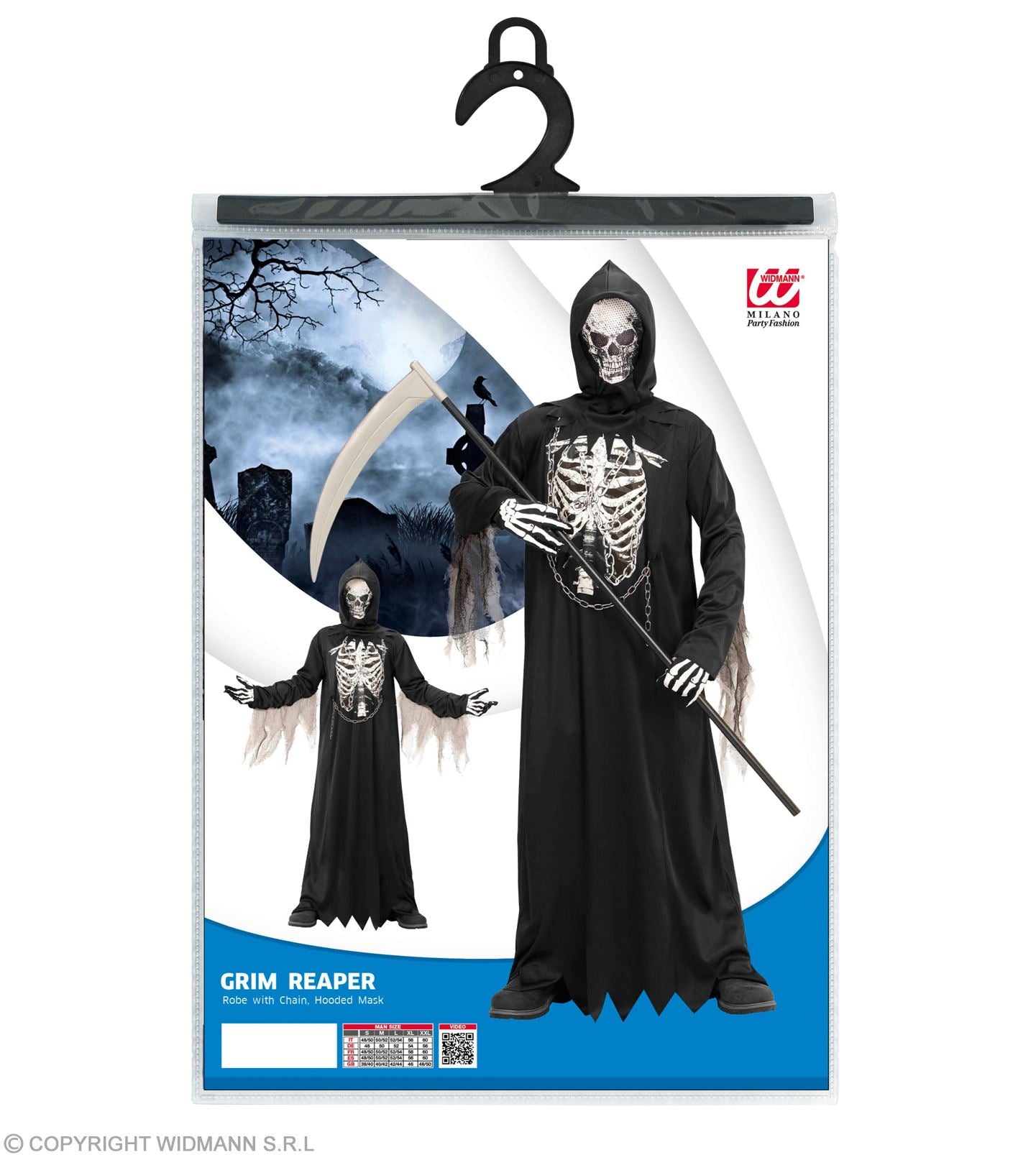 das-kost-mland-herren-sensenmann-grim-reaper-kost-m-schwarz-xl image 4