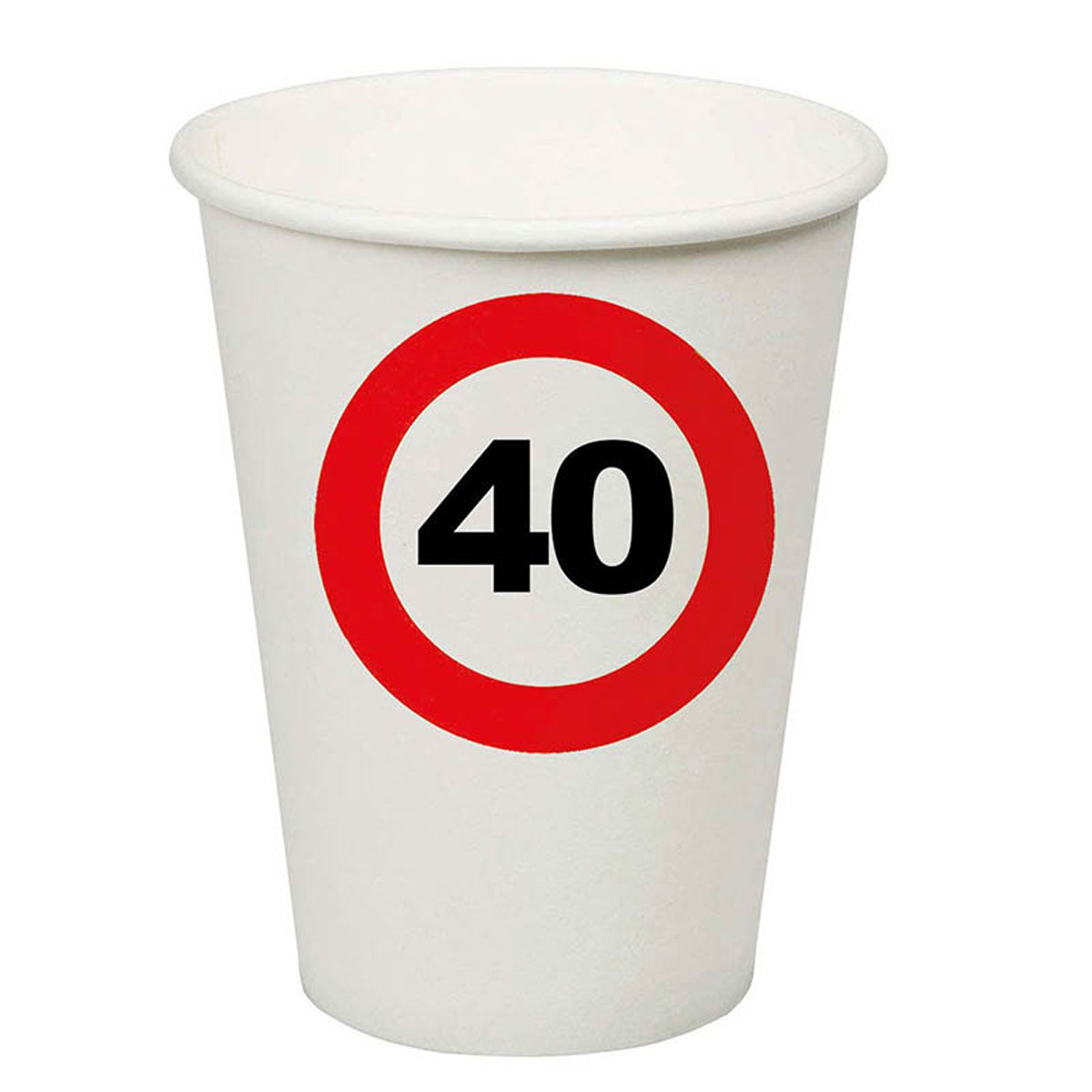 das-kost-mland-pappbecher-verkehrsschild-40-becher-250ml-8-stk image 1