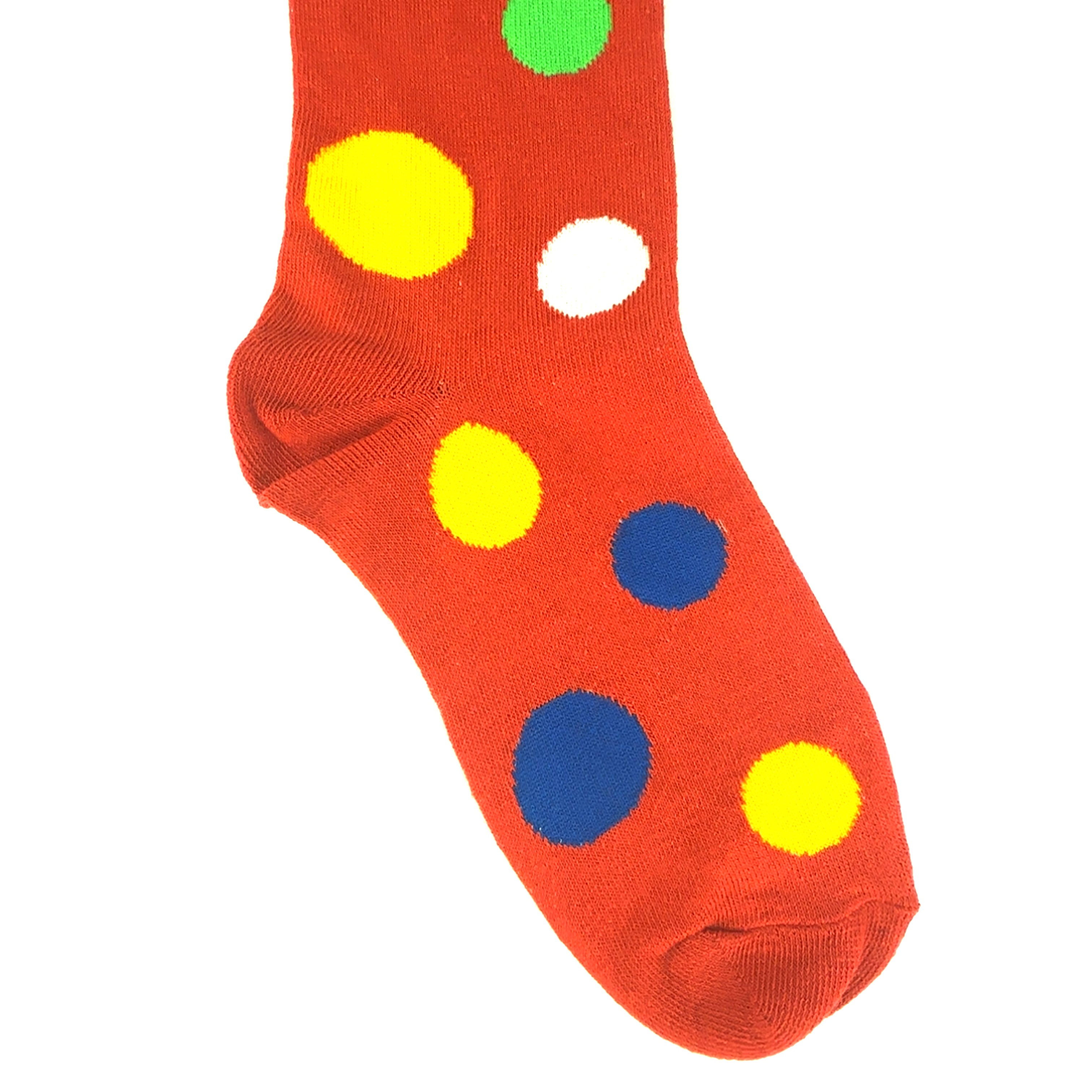 das-kost-mland-overknees-clown-kniestr-mpfe-polka-dot-rot-bunt image 5