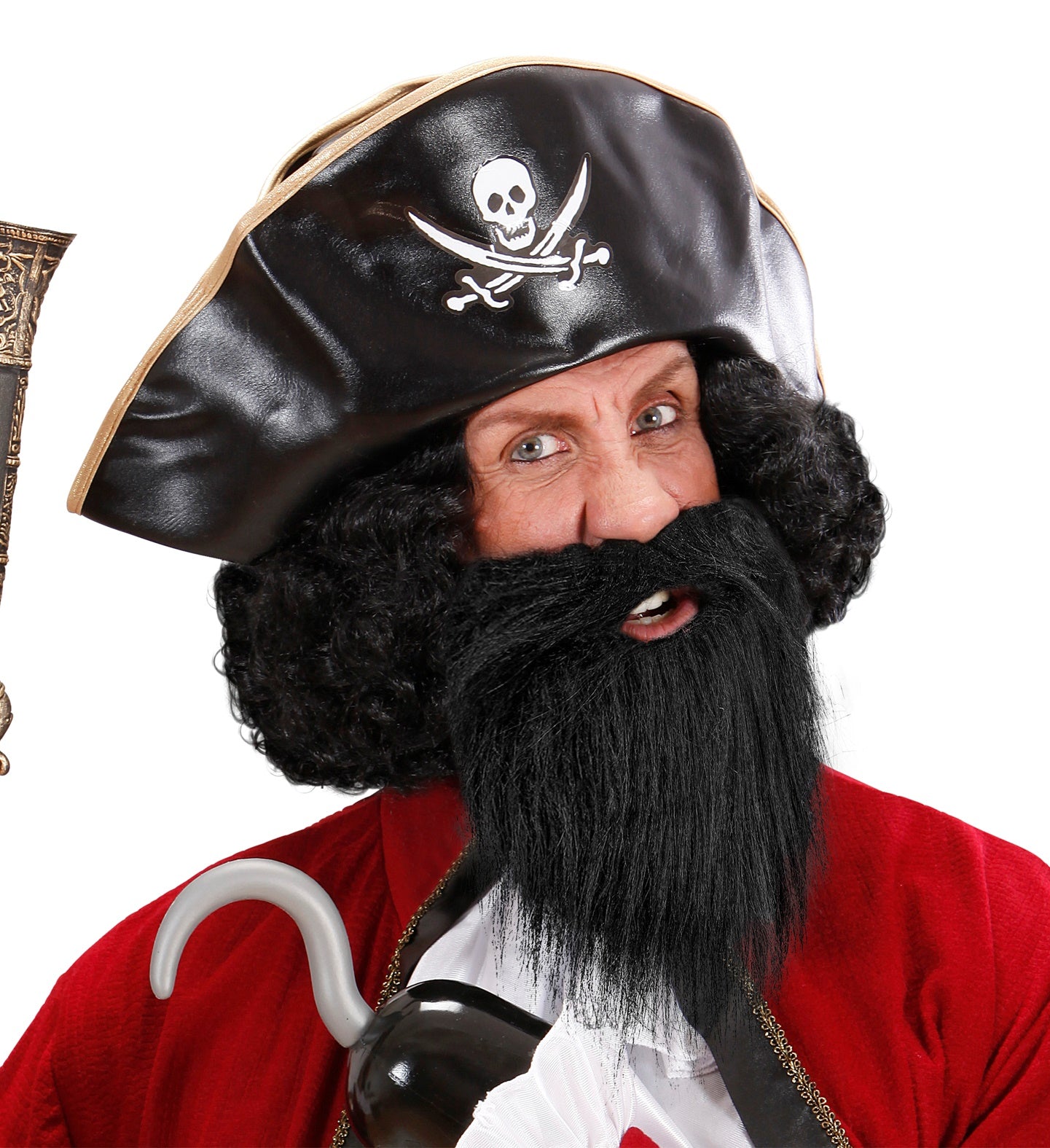 das-kost-mland-accessoires-bart-schnurrbart-grau-schwarz image 4