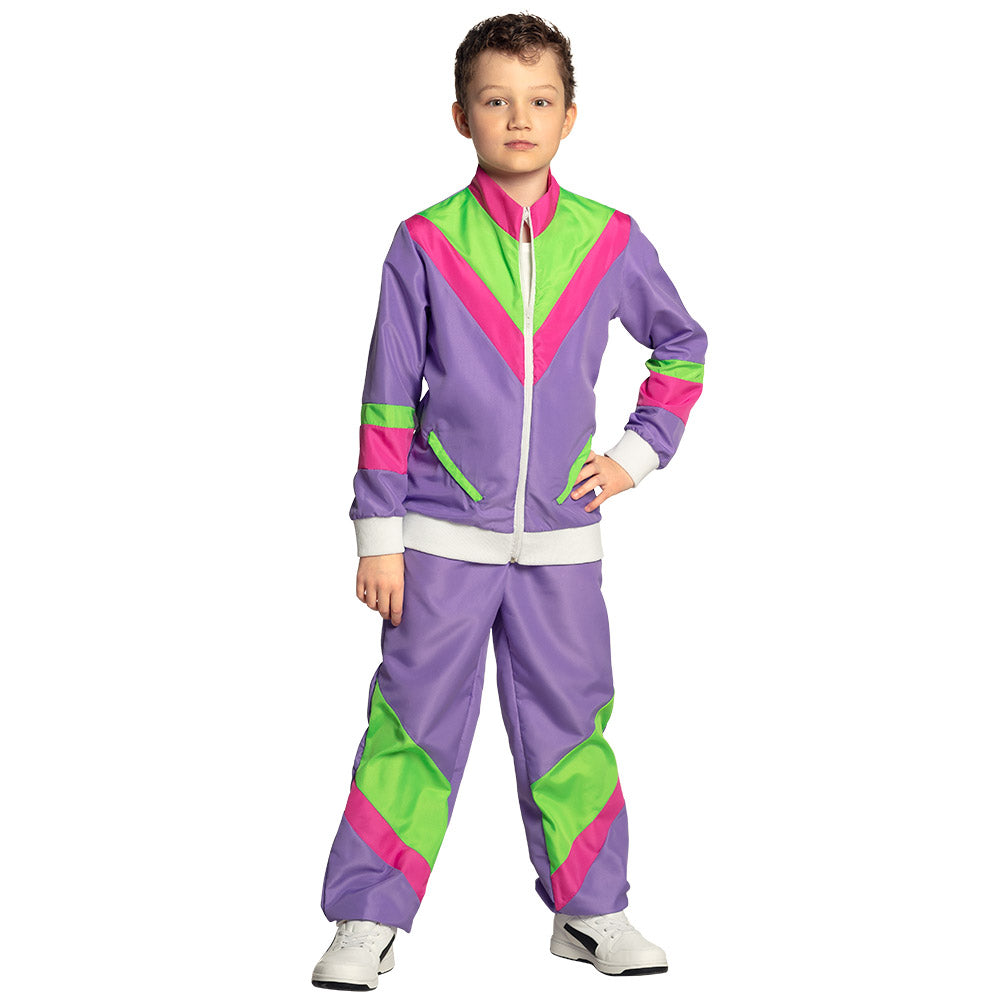 das-kost-mland-jungen-trainingsanzug-retro-kid-lila-7-9-j-uv image 4