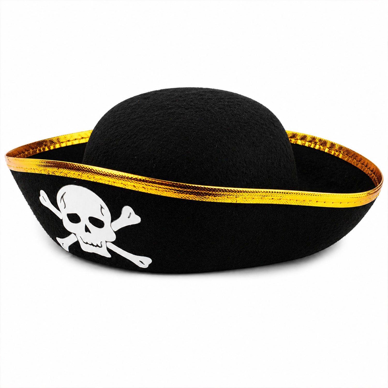 das-kost-mland-piratenhut-totenkopf-kinder-schwarz-gold-1er-set image 3