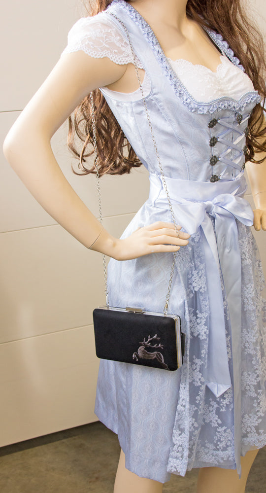 das-kost-mland-accessoires-handtasche-hirsch-clutch-rot-kette image 6