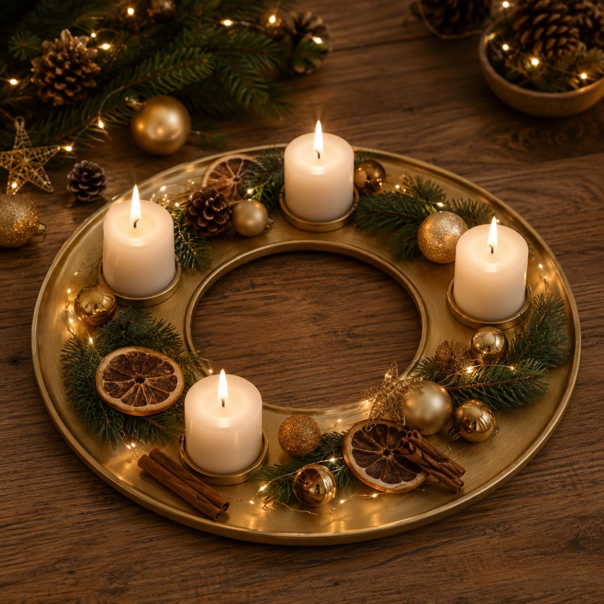 riffelmacher-deko-tablett-ring-holz-gold-44x44cm image 3