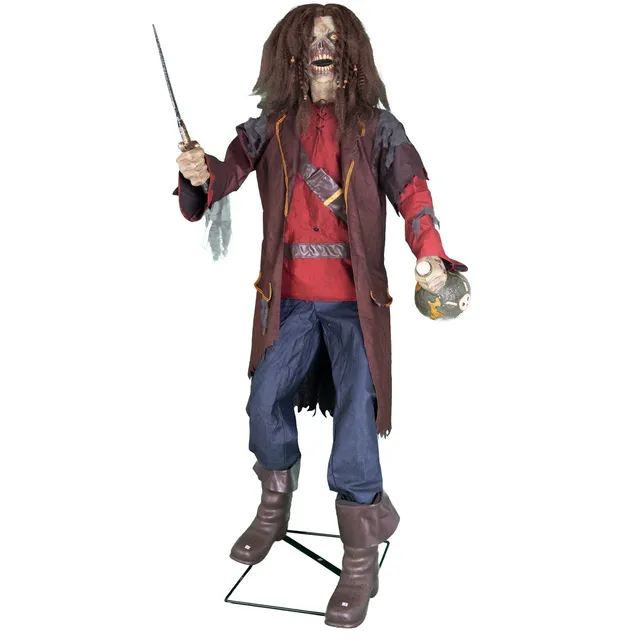 das-kost-mland-pirat-pete-animatronic-standfigur-183-cm image 1