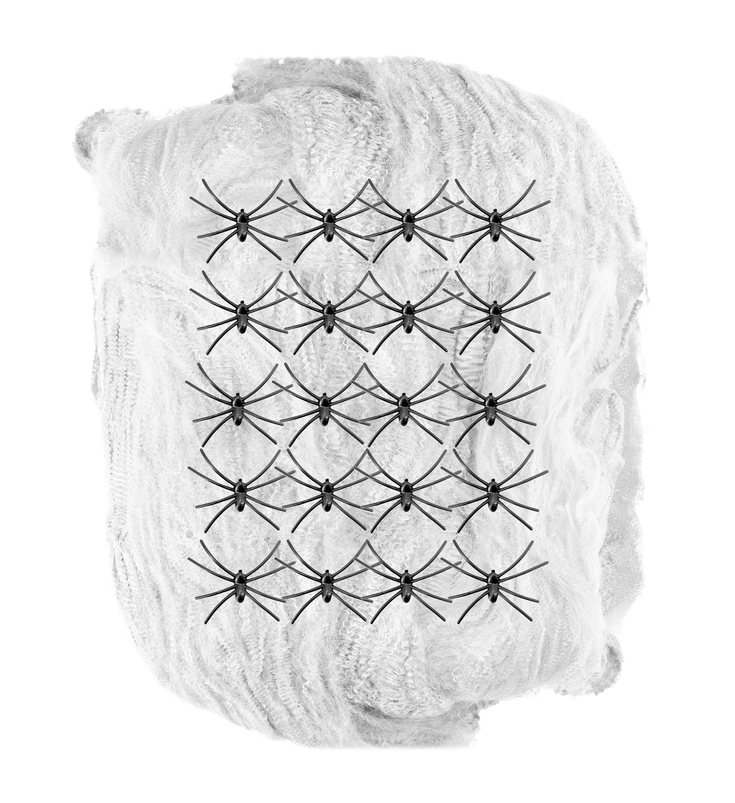 das-kost-mland-halloween-spinnennetz-500g-mit-20-spinnen image 3
