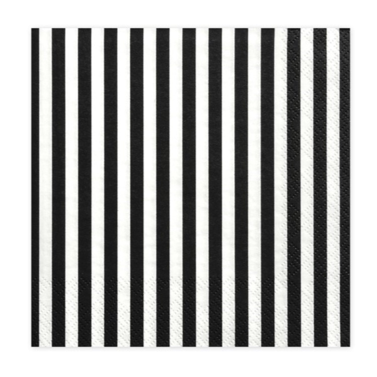 das-kost-mland-stripe-servietten-schwarz-wei-20-stk-33-cm image 1