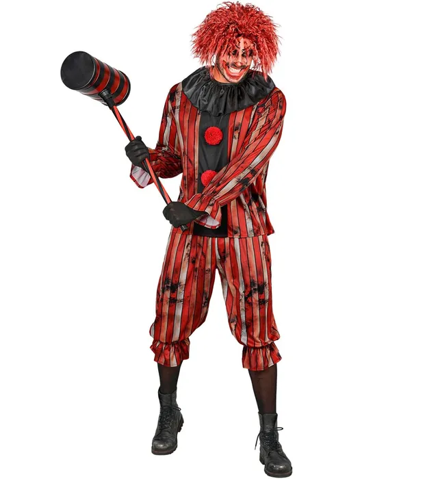 das-kost-mland-wicked-clown-herrenkost-m-3-tlg-rot-schwarz-l image 1