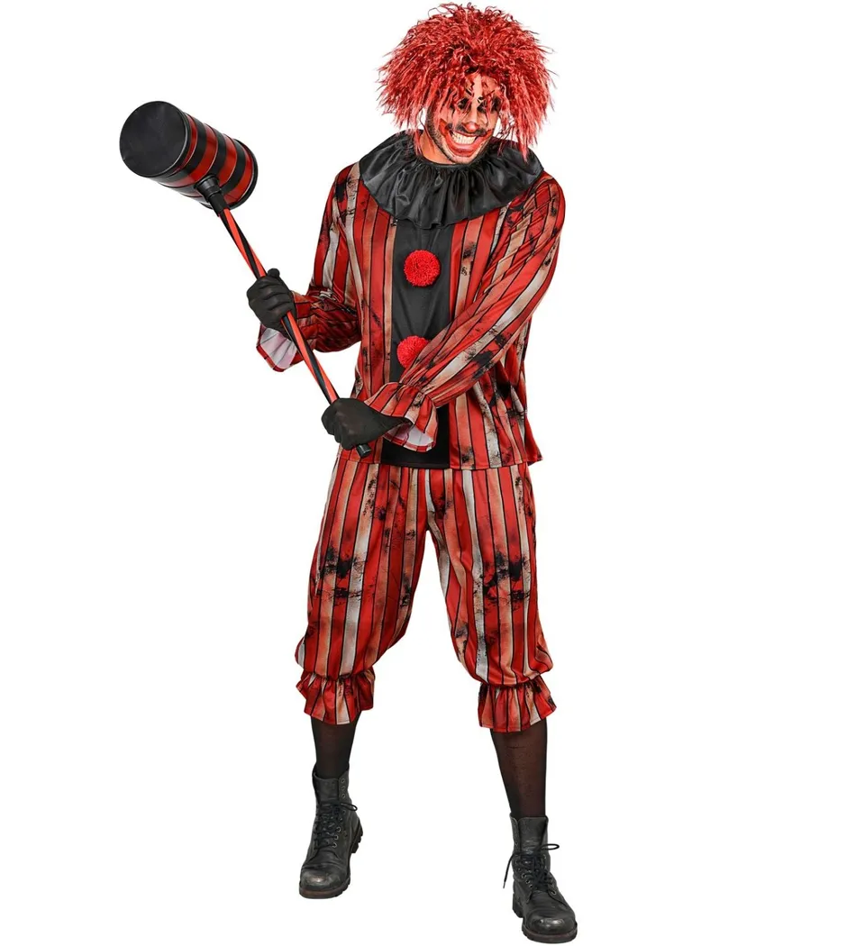 das-kost-mland-wicked-clown-herrenkost-m-3-tlg-rot-schwarz-l image 1