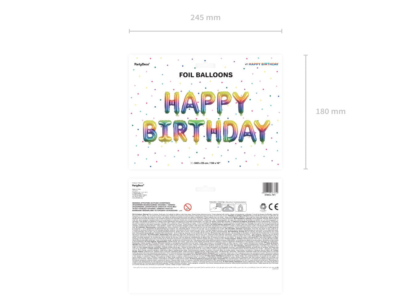 das-kost-mland-ballongirlande-happy-birthday-bunt-340-cm image 3