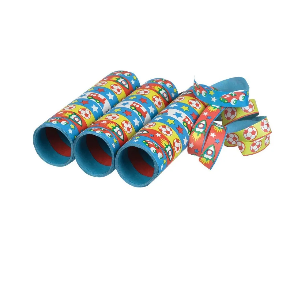 das-kost-mland-luftschlangen-sterne-blau-4m-3-rollen image 1
