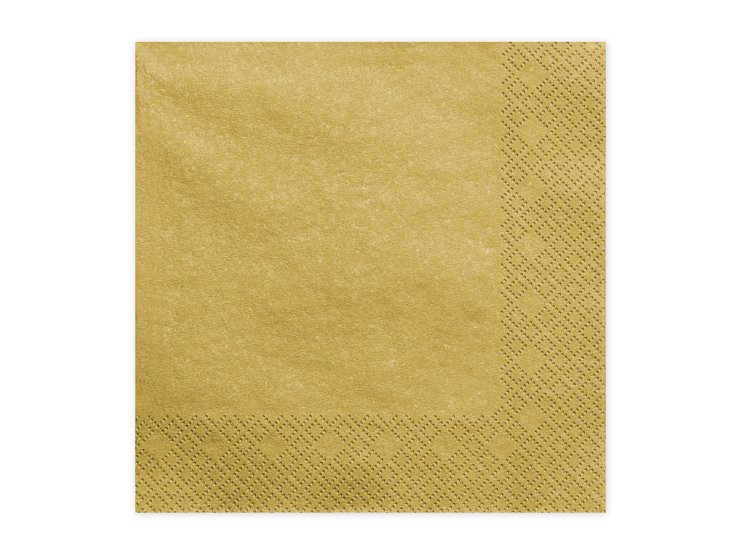 das-kost-mland-servietten-uni-gold-metallic-33x33cm-20-stk image 1