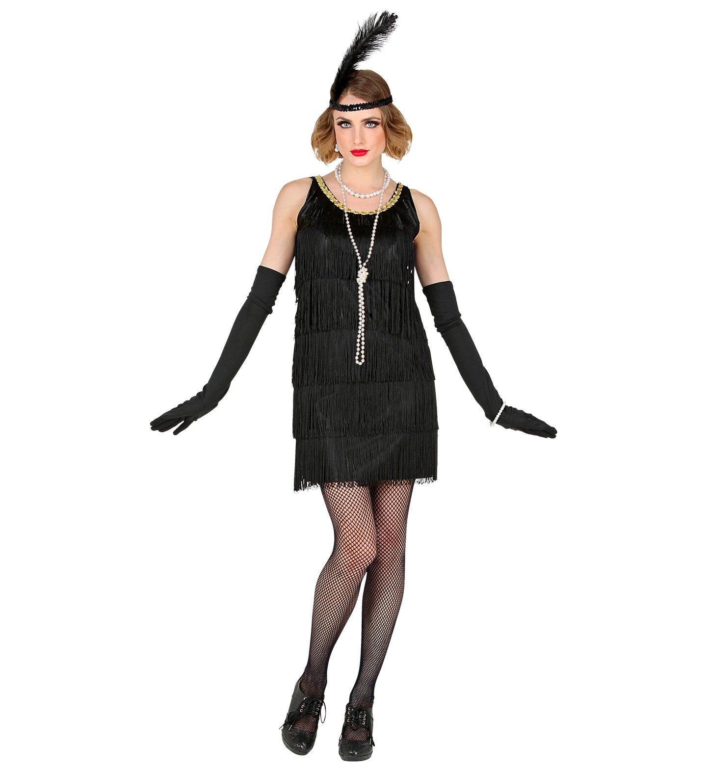 charleston-margaret-kost-m-damen-schwarz-20er-jahre-kleid image 2