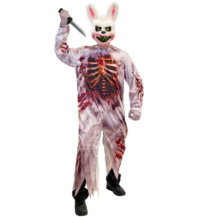 das-kost-mland-zombie-bunny-kost-m-herren-overall-maske image 1
