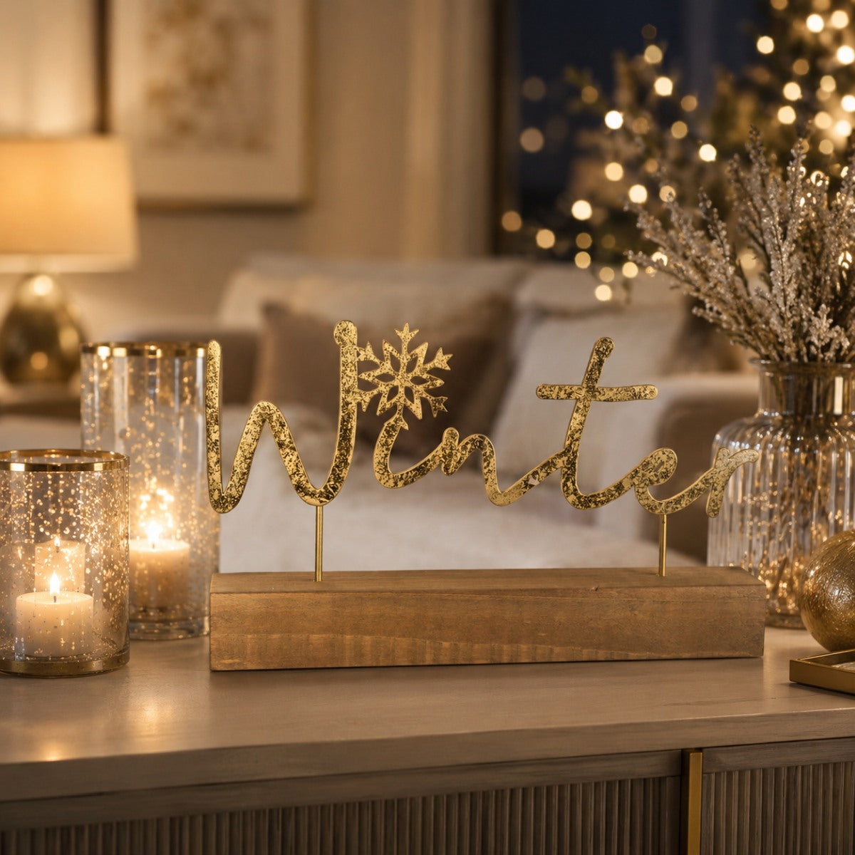 riffelmacher-winter-schriftzug-holzsockel-29-cm-gold-deko image 4