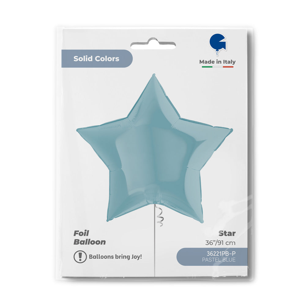 das-kost-mland-dekorationen-folienballon-stern-blau-pastell-91-cm image 2