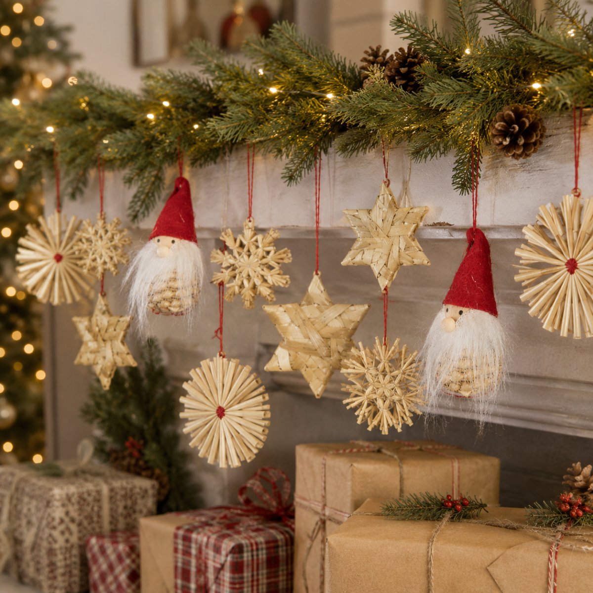 das-kost-mland-strohanh-nger-12810-natur-12er-set-weihnachtsdeko image 3