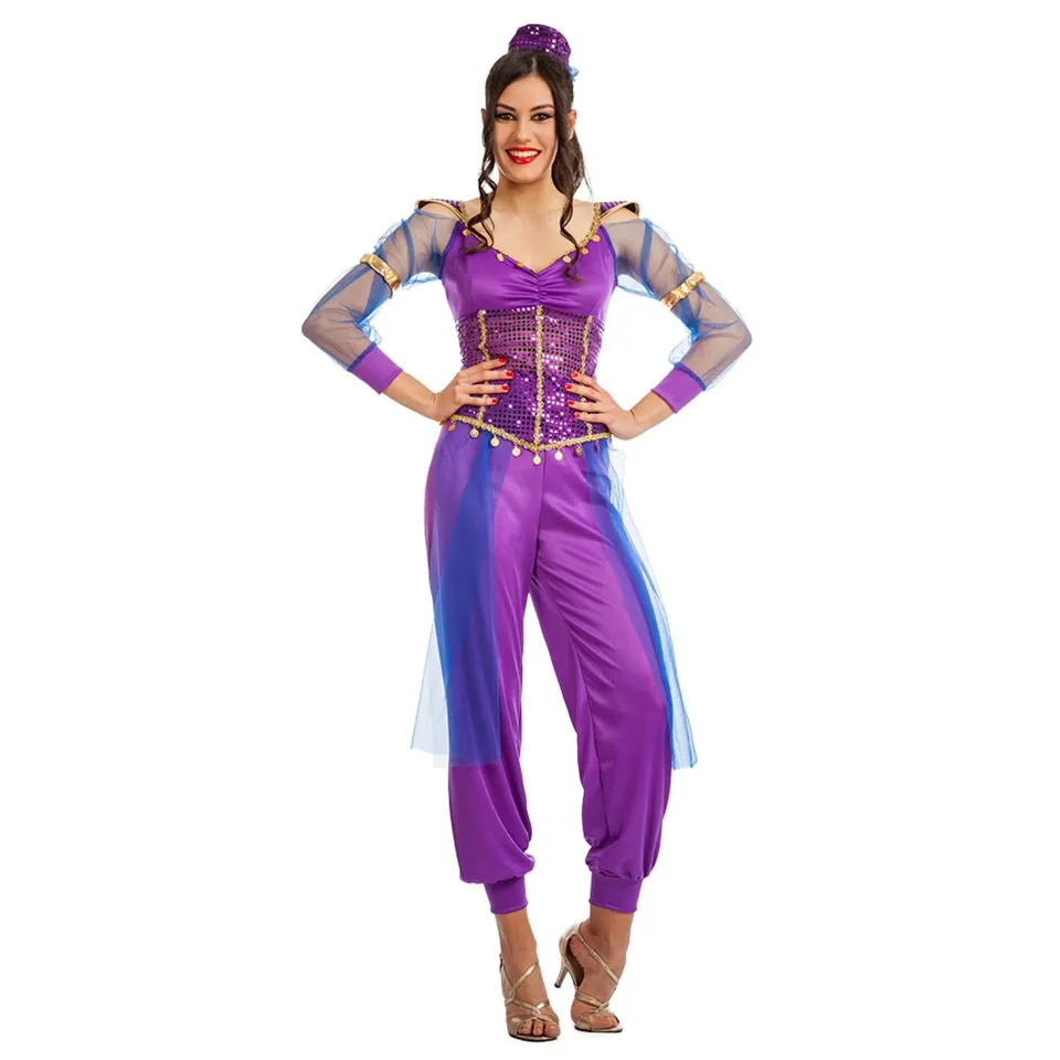 prinzessin-samira-kost-m-damen-1001-nacht-lila-gold-gr-m-l image 1