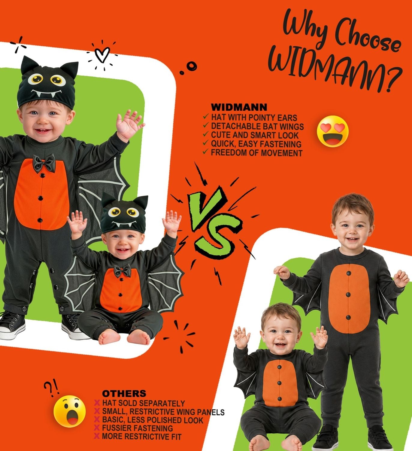 das-kost-mland-kleine-fledermaus-babykost-m-overall-m-tze image 4