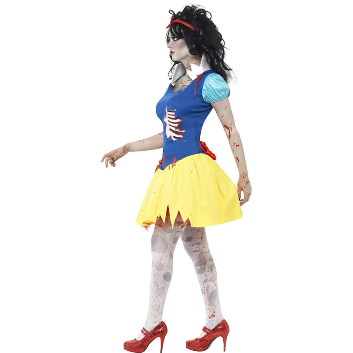 das-kost-mland-lady-zombie-schneewittchen-kost-m-damen-s image 3