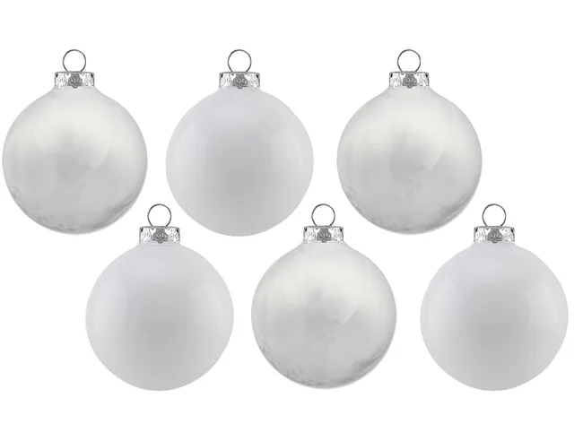 th-ringer-glasdesign-806-1233-999-christbaumkugeln-8-cm-wei-6-st-ck image 1