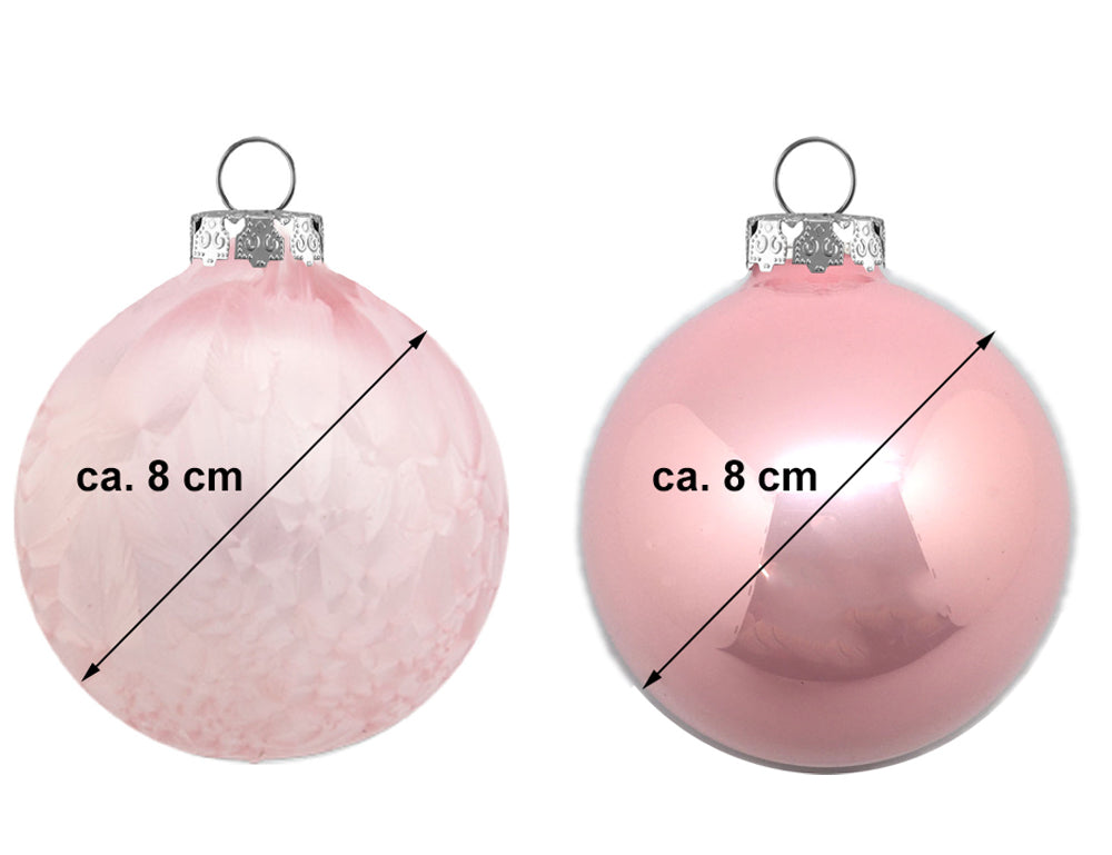 das-kost-mland-glaskugeln-eis-opal-rosa-8cm-6-st-ck image 2