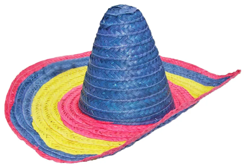 das-kost-mland-sombrero-mexiko-hut-bunt-erwachsene-50-cm image 1