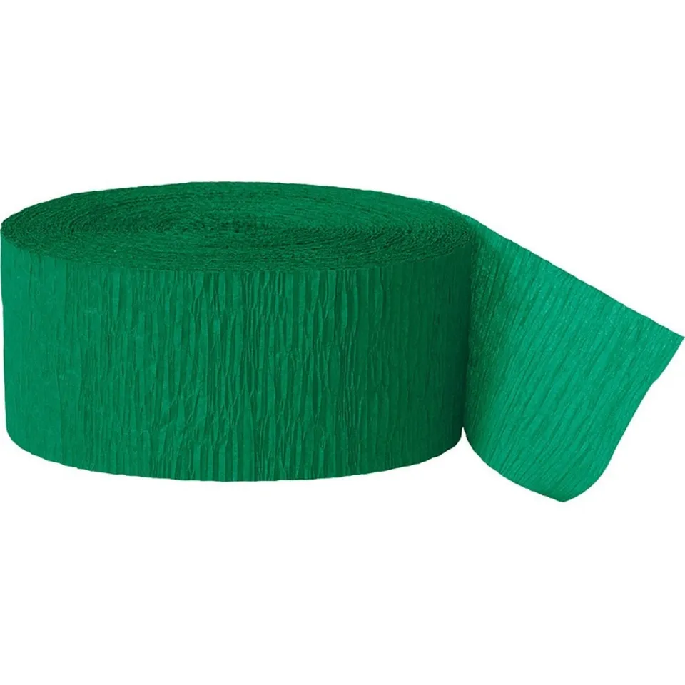 das-kost-mland-dekorationen-kreppband-gr-n-25-m-papier image 1