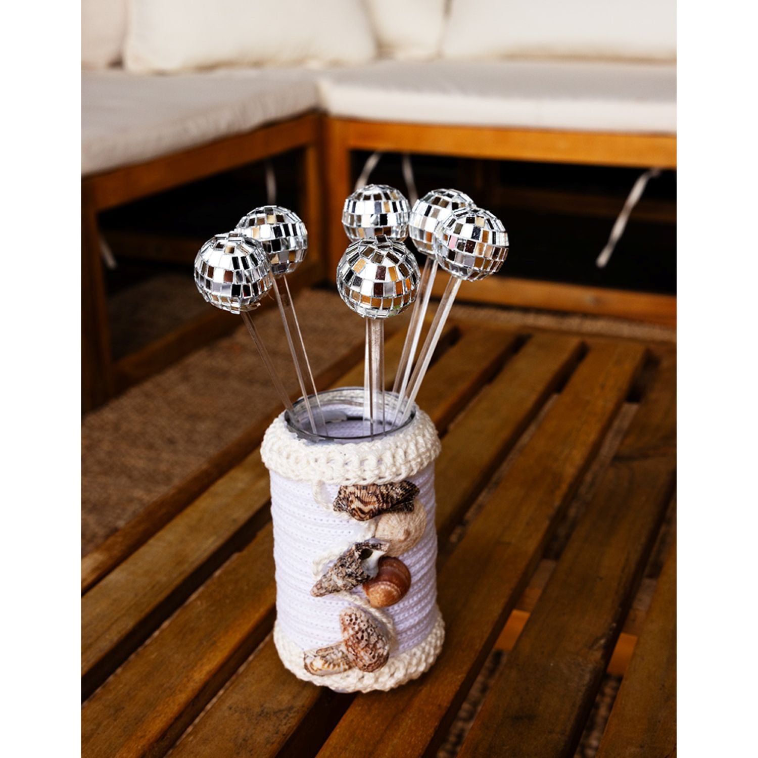 r-hrst-bchen-discokugel-6-stk-silber-20cm-cocktail image 3