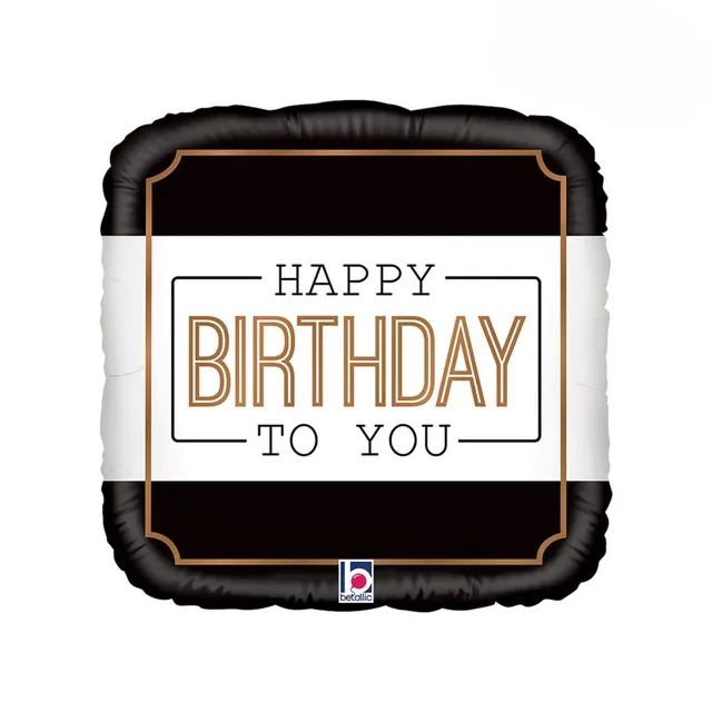 das-kost-mland-happy-birthday-folienballon-eckig-46-cm image 1