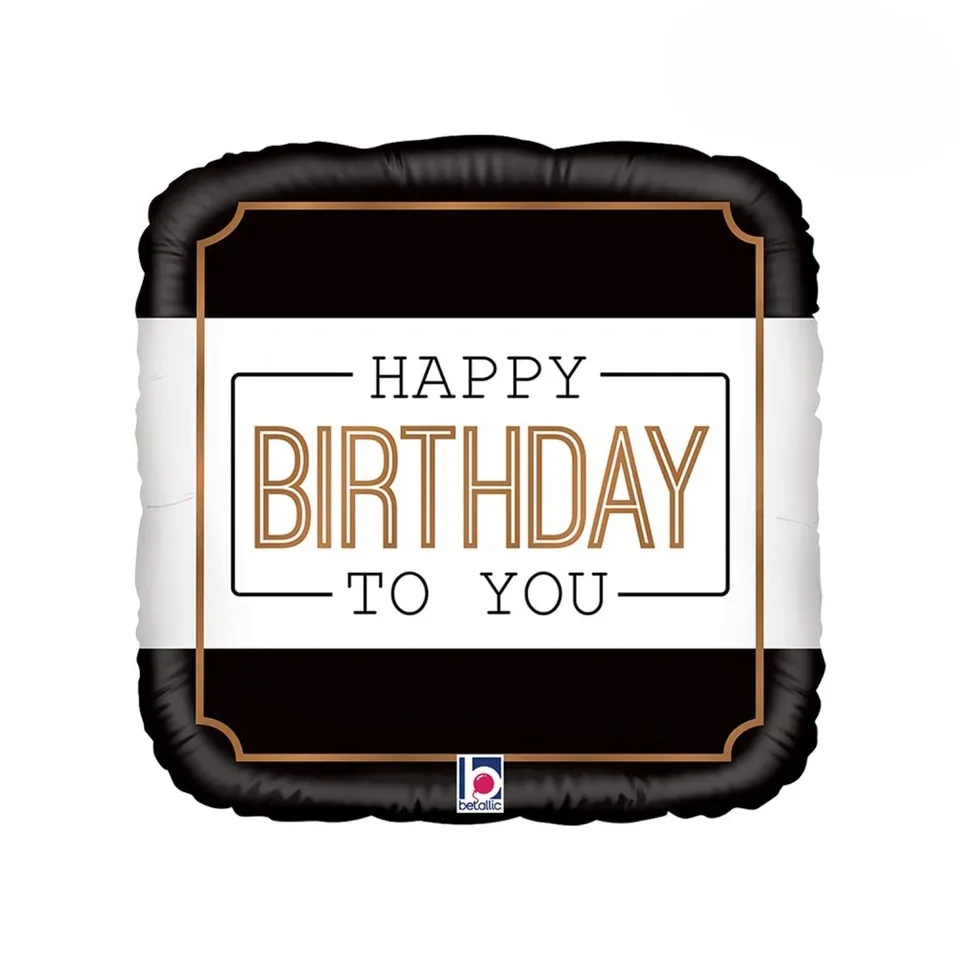 das-kost-mland-happy-birthday-folienballon-eckig-46-cm image 1