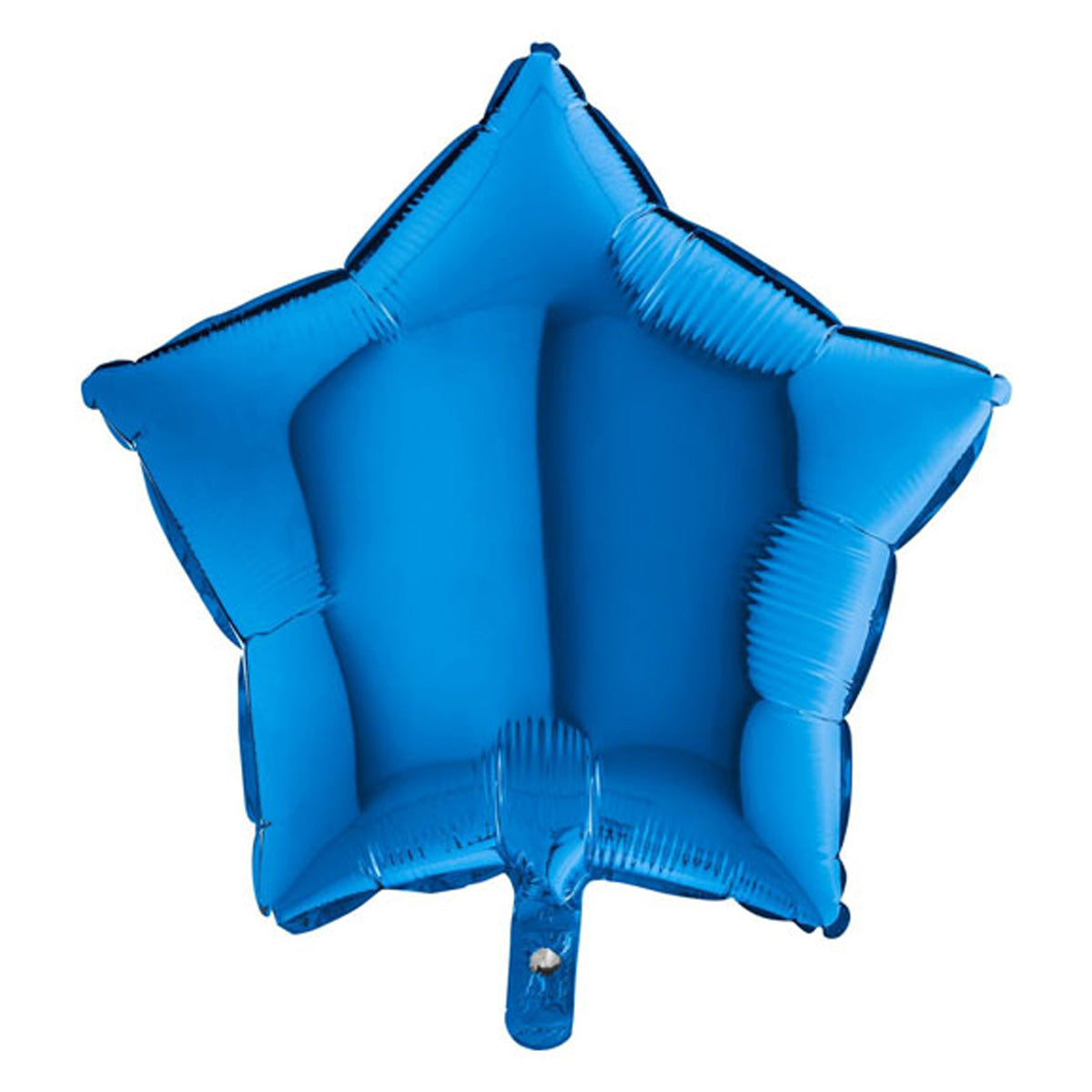 das-kost-mland-dekorationen-stern-folienballon-uni-blau-46cm image 1