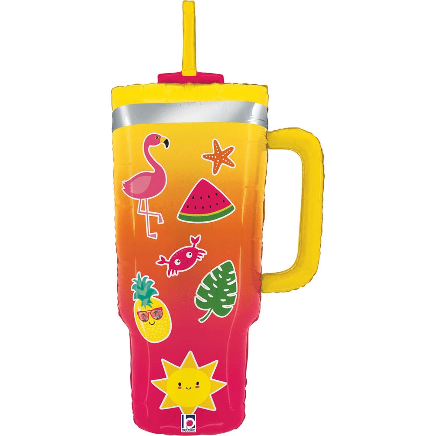 das-kost-mland-dekorationen-folienballon-sommer-trinkbecher-84-cm image 1