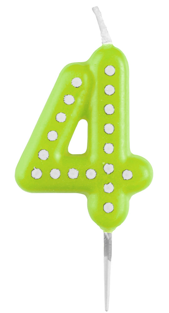 das-kost-mland-dekorationen-zahlenkerze-punkte-6-5cm-gr-n-zahl-4 image 1