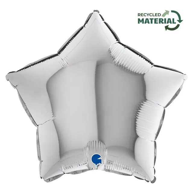das-kost-mland-stern-folienballon-silber-46cm-uni image 1