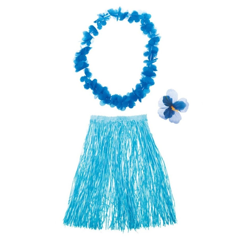 das-kost-mland-hawaii-kost-m-set-flower-3-tlg-blau-60-cm image 3