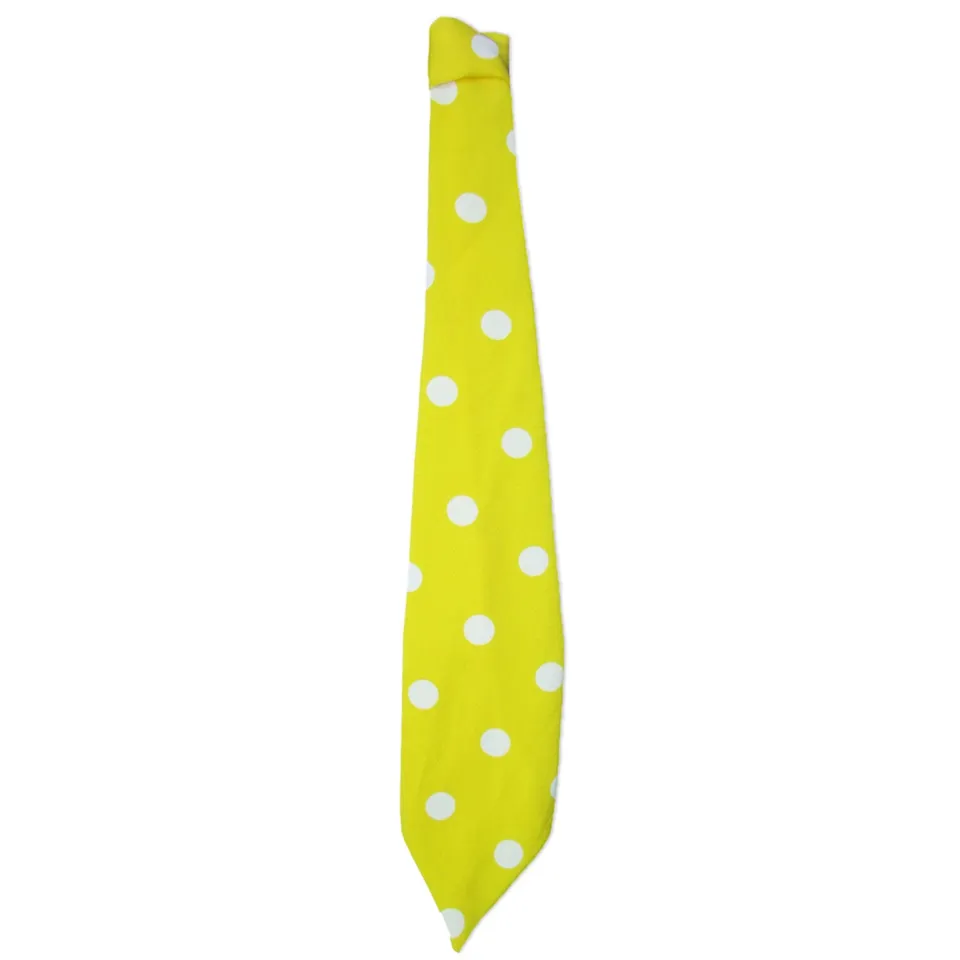 das-kost-mland-krawatte-50er-jahre-punkte-gelb-accessoire image 1