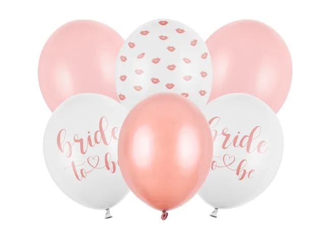 das-kost-mland-dekorationen-luftballon-bride-to-be-latexballon-6stk image 1