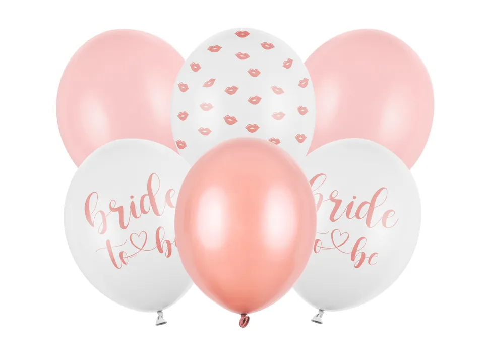 das-kost-mland-dekorationen-luftballon-bride-to-be-latexballon-6stk image 1