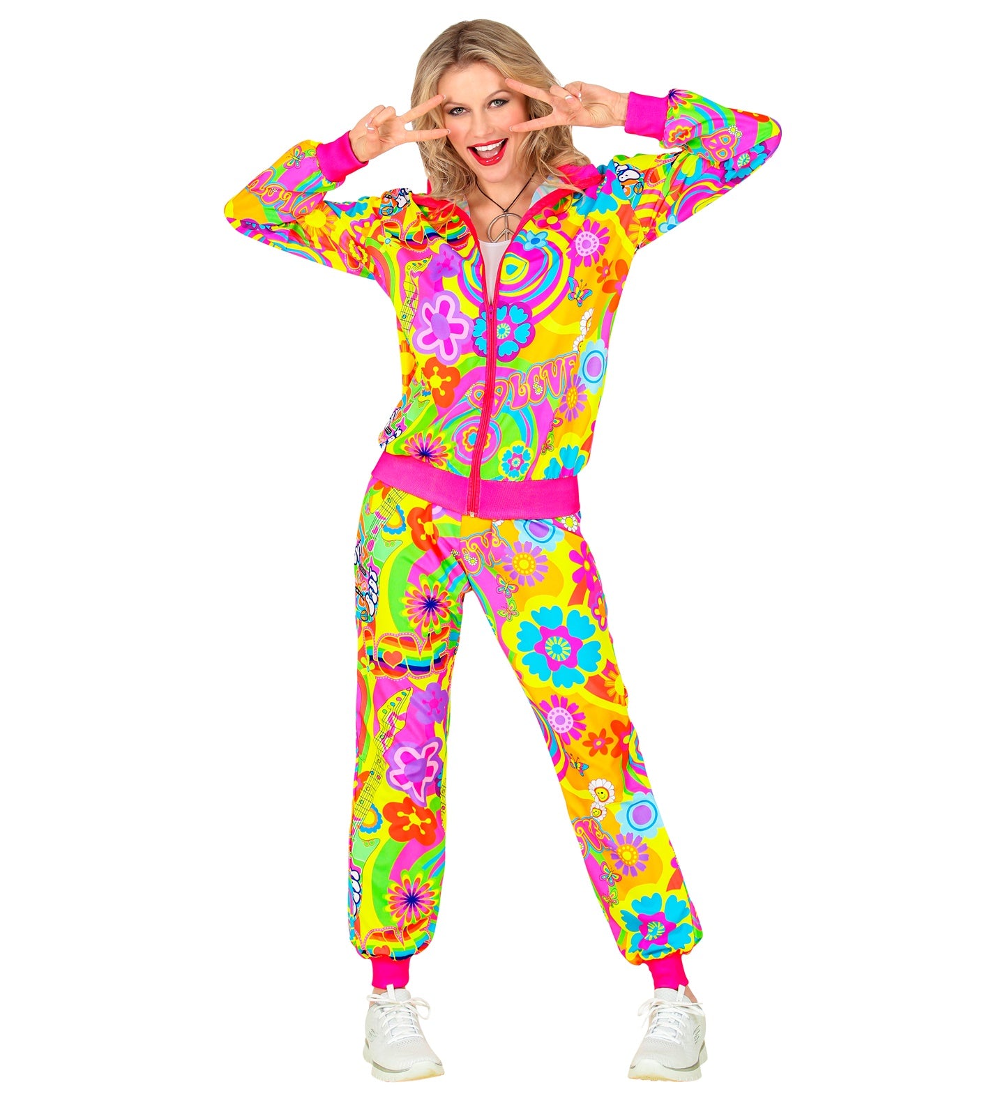 das-kost-mland-herren-hippie-groovy-trainingsanzug-neon-gr-l image 2