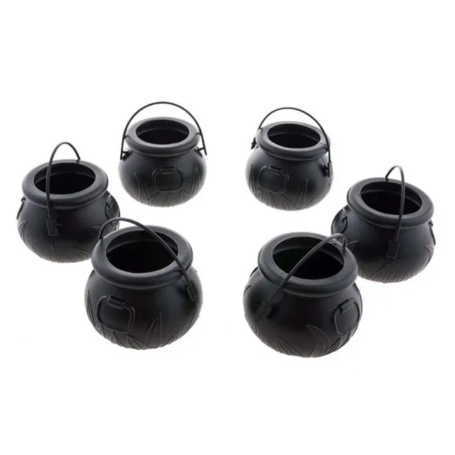 das-kost-mland-dekorationen-hexenkessel-6-st-ck-7cm-halloween image 1